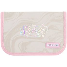 Пенал Kite 1 відділення, 2 розворота, без наповнення Dazzling 20х14х3,9см