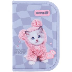 Пенал Kite Education Studio Pets 1відділення, 2 розворота, з наповненням, 20х14х3,7см