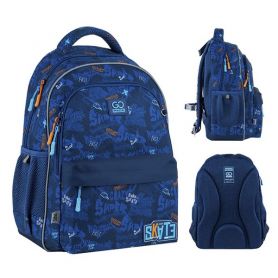 Рюкзак GoPack Education 182M-7 Crazy Skate,, 2відділення, анатомічна спинка