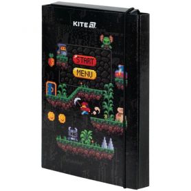 Папка для зошитів В-5 картон на гумці Pixel Game Kite