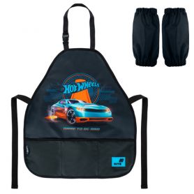 Фартух дитячий для творчості з нарукавниками Kite Hot Wheels