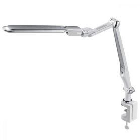 Лампа настільна 10W (світодіодна) срібна, струбцина Z-Light