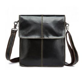 Сумка чоловіча Royal Bag Bexhill 23,5х26х3,5 коричнева, шкіра