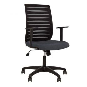 Стілець Xeon R SL PL64 GTР GD-1 OH/5 (спинка сітка) сірий з підлокітниками