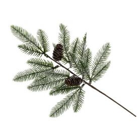 Ветка 60см декоративная с шишками