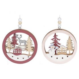 Украшение В лесу 10см дерево 2шт/уп (за 1шт) подвеска