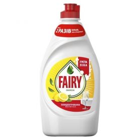 Засіб для миття посуду Fairy бальзам 450мл гель Лимон