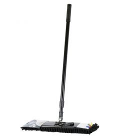 Швабра МОП плоска (43х12см) мікрофібра, телескопічний кій 131см Швабра МОП плоска (43х12см) мікрофібра, телескопічний кій 131см
