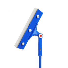 Склоочисник з телескопічною ручкою з обертанням (70см - 100см, довжина губки 25см)