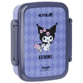 Ланчбокс 15х12х4,7см 420мл с разделителем Kuromi Kite