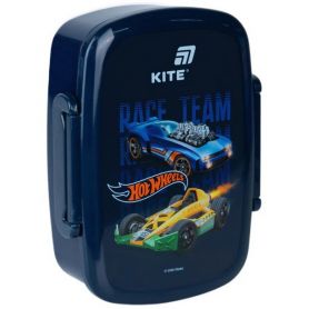 Ланчбокс 18х13.5х6см 750мл з ложкою і виделкою Hot Wheels Kite Ланчбокс 18х13.5х6см 750мл з ложкою і виделкою Hot Wheels Kite