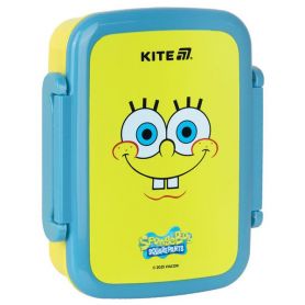 Ланчбокс 15х12х4,7см 420мл з роздільником SpongeBob Kite Ланчбокс 15х12х4,7см 420мл з роздільником SpongeBob Kite