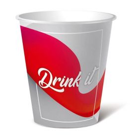 Одноразовий стакан паперовий 250мл (50шт) кольоровий