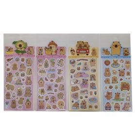 Набір наліпок 9,5*22,5см Капібара