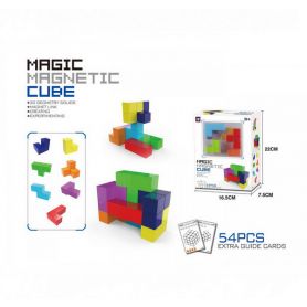 Іграшка Гловоломка магічний куб-пазл Магнітний куб-пазл, 54 дет.