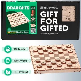 Конструктор дерев'яний Шашки