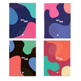 Книга канцелярська 96арк офс/кл. тв.палітурка ламінована Abstract notebook