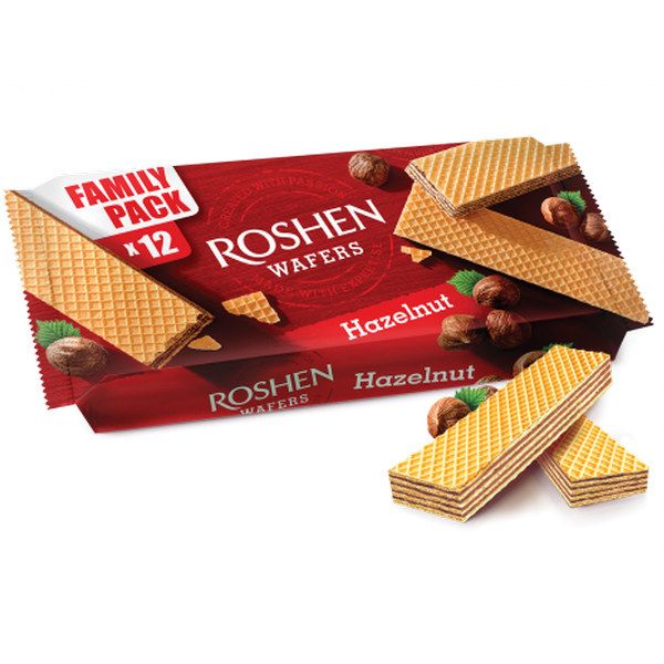 Вафлі Рошен Wafers горіх 216г 5704050 купити в Україні недорого ...