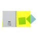 Зошит спіраль В-5 120арк кл з роздільниками кольор, PVC обкл. NEON жовтий, папка на Zip-блискавці BM Зошит спіраль В-5 120арк кл з роздільниками кольор, PVC обкл. NEON жовтий, папка на Zip-блискавці BM