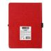 Щоденник датований Buromax 2026 А-5 Legend тверда обкладинка, магніт, кремовий папір, червоний