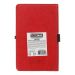 Щоденник датований Buromax 2026 А-6 Legend тверда обкладинка, магніт, кремовий папір, червоний