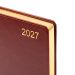 Щоденник датований Leo planner 2027 А-5 City коричневий, тверда обкладинка, кремовий папір Щоденник датований Leo planner 2027 А-5 City коричневий, тверда обкладинка, кремовий папір