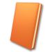 Ежедневник А-5 168листов Milano оранжевый, кремовая бумага *Brisk Office