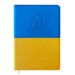 Щоденник А-5 176арк. Vivella Тризуб кремовий папір, жовто-блакитний, лінія *Поліграфіст