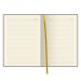 Щоденник А-5 176арк лінія кремовий блок, Vivella зелений, Поліграфіст
