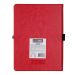 Ежедневник Buromax А-5 168листов Legend,твердая обложка, кремовая бумага, на магните, красный
