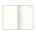 Тижневик датований Buromax 2026 А-5 Ideal гнучка обкладинка, кремовий папір, чорний