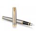 Ручка перова Parker IM 17 Brushed Metal латунь з позолотою