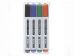 Набор маркеров для досок сухостираемых Buromax 4 цвета круглые в пластиковом футляре