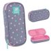 Пенал Kite на блискавці, овальний Kawaii Stars 21х8,5х5см