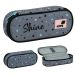 Пенал Kite на блискавці, овальний, органайзер, Shine 22х8,5х4,5см