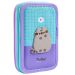 Пенал YES 2відділення без наповнення, Pusheen Summer 21х13х4см Пенал YES 2відділення без наповнення, Pusheen Summer 21х13х4см