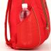 Рюкзак Kite Beauty 1 відділення, м'яка спинка, 2 бічні, 3 передні кишені, червоний, квітковий принт
