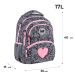 Рюкзак GoPack Education 175M-4 Fluffy Heart, 2відділення, анатомічна спинка