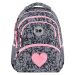 Рюкзак GoPack Education 175M-4 Fluffy Heart, 2відділення, анатомічна спинка