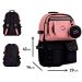 Рюкзак YES T-107 Pink 1відділення, ущільнена спинка, 7кишень