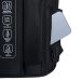 Рюкзак YES TS-43L Just Black 2 отделения, ортопедическая спинка, 5 карманов