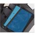 Сумка Deli 1отд. прозрачный боковой карман, расширение на молнии, тканевые ручки, синяя ткань 380 х 290