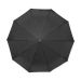 Парасолька чоловіча 3 складання, напівавтомат чорний