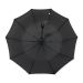 Парасолька чоловіча 3 складання, напівавтомат чорний