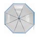 Зонт детский Economix LITTLE BOY трость прозрачный/голубой, полуавтомат