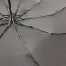 Парасолька чоловіча 3 складання, напівавтомат 10 спиць чорний