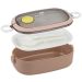 Ланчбокс 20,5х12х8,5см 900мл з наповненням бежевий Kite Ланчбокс 20,5х12х8,5см 900мл з наповненням бежевий Kite