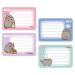 Наліпки для зошита 90х60мм, 8 шт, Pusheen Yes