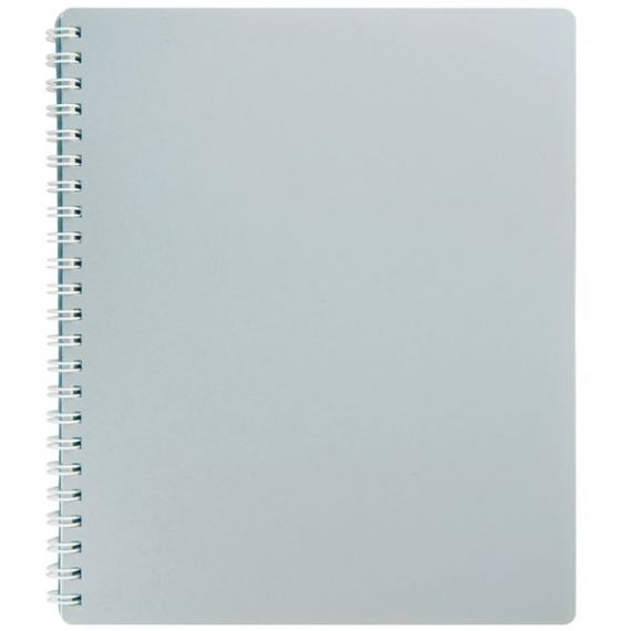 Зошит спіраль В-5 80арк клітинка, пластик сірий Classic BM Зошит спіраль В-5 80арк клітинка, пластик сірий Classic BM