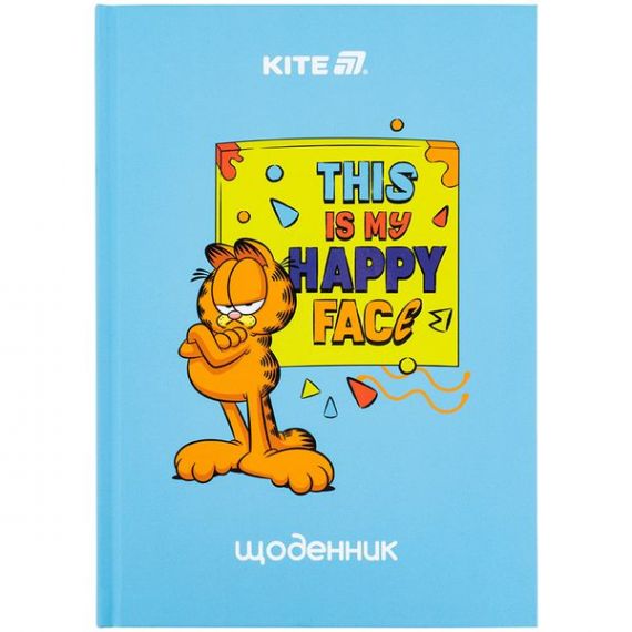 Щоденник шкільний твердий Garfield Kite